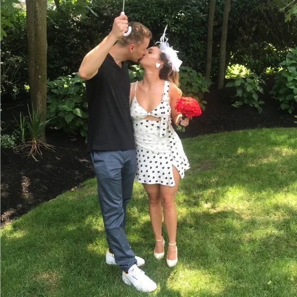 For love and lemons black and white hearts dress - Picture 3 of 4